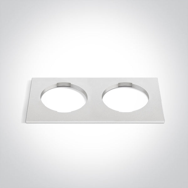 WHITE DECORATIVE BASE SQUARE DOUBLE FOR 10105H