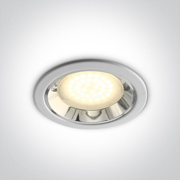 WHITE GX53 RECESSED