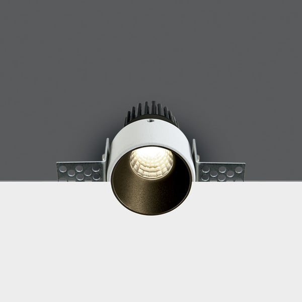 BLACK LED 3w WW 36deg 350mA IP20 DARK LIGHT TRIMLESS