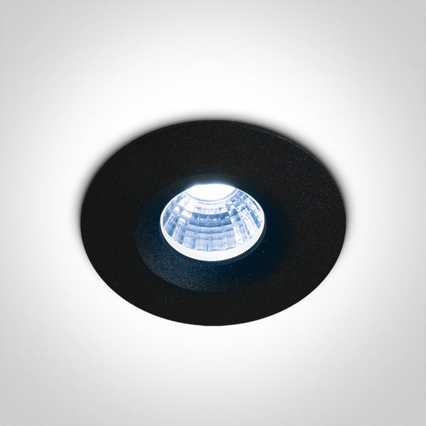 BLACK COB LED BLUE 3W 700mA IP65