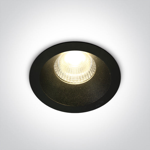 BLACK LED 7W WW IP20 50deg 230V DARK LIGHT