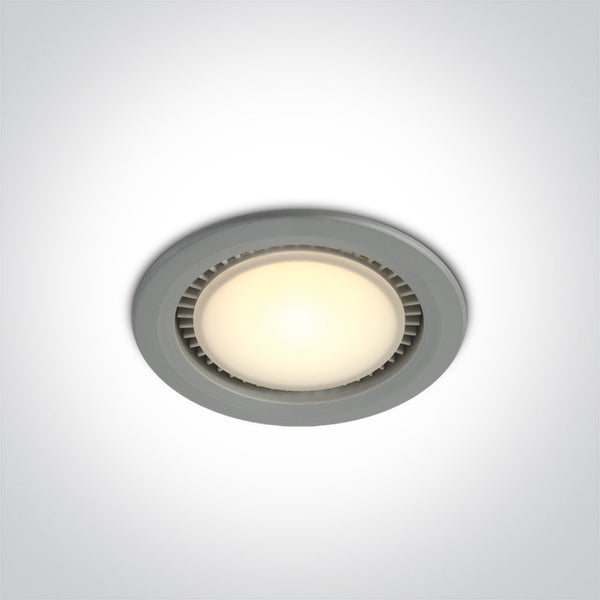 GREY LED 12w WARM WHITE 230v