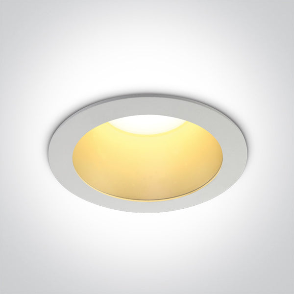 WHITE LED 30W WW IP20 230V DARK LIGHT BRASS REFLECTOR