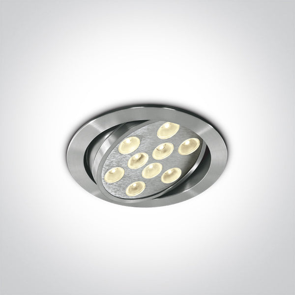 ALUMINIUM LED WARM 9x1w 35d