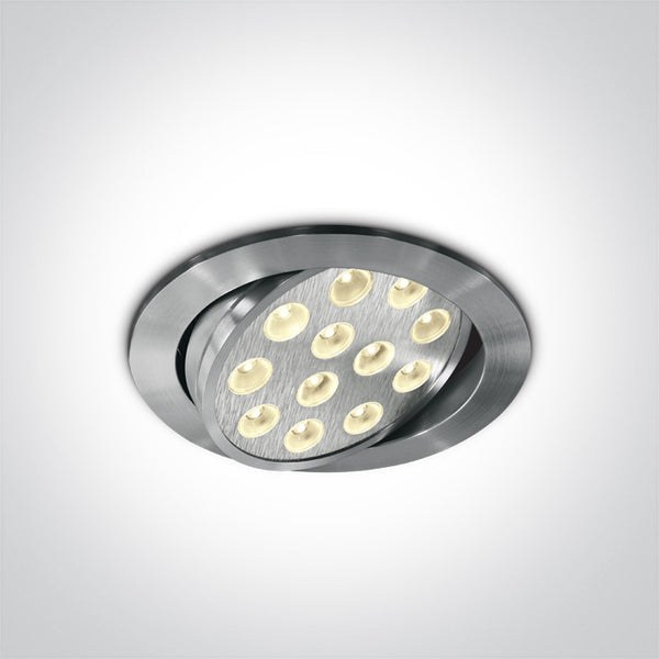 ALUMINIUM LED WARM 12x1w 15d