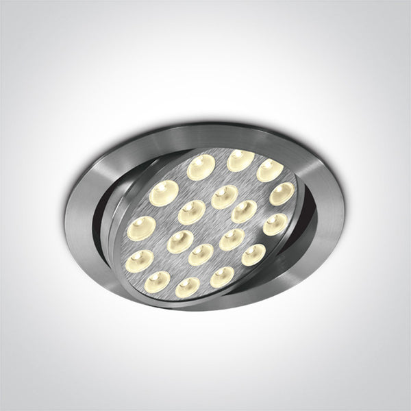 ALUMINIUM LED WARM 18x1w 35d