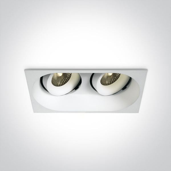 WHITE LED 2x7W WW 700mA IP54 ADJUSTABLE DARK LIGHT