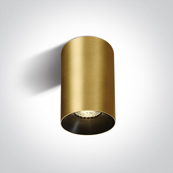 BRUSHED BRASS GU10 10w DARK LIGHT