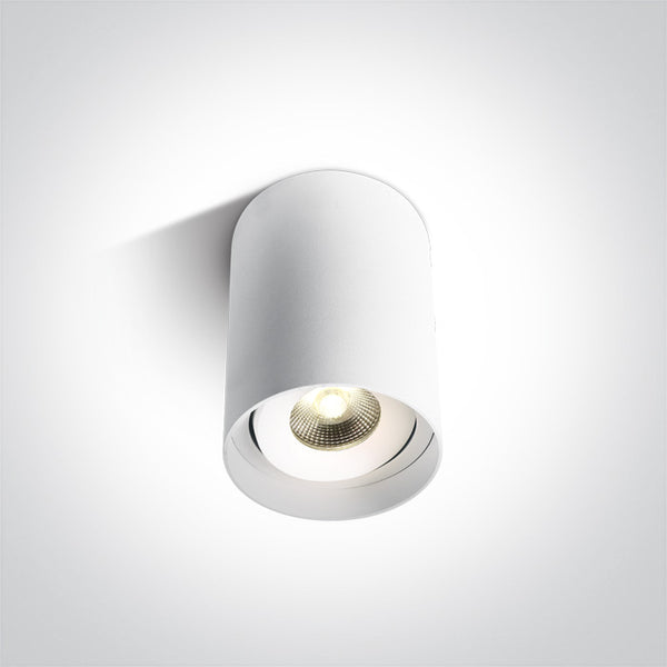 WHITE COB CYLINDER LED 10W WW 36deg IP20 100-240V