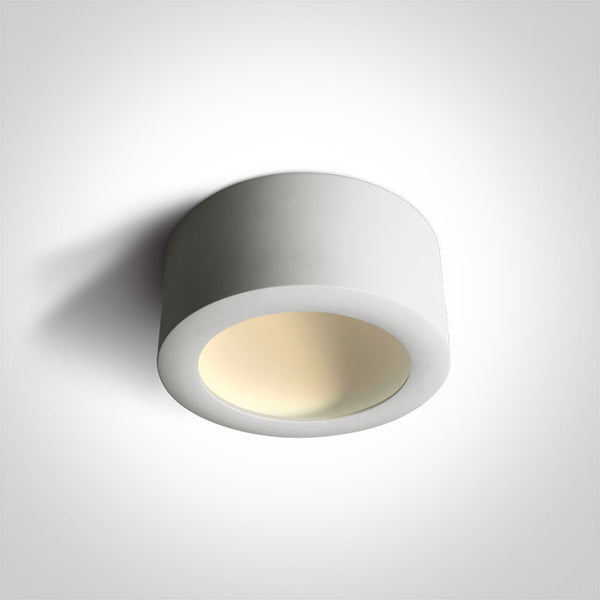 WHITE CYLINDER LED 16W WW 230V DARK LIGHT