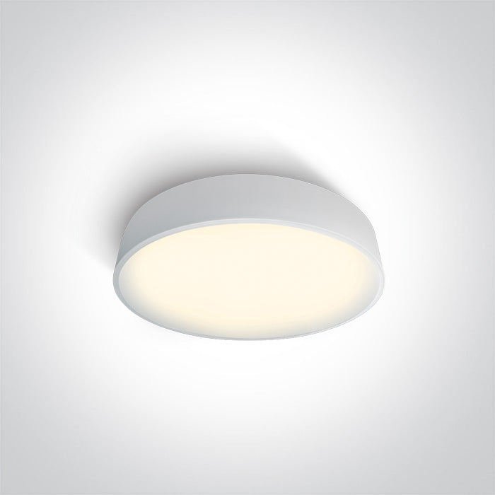 WHITE PLAFO LED 18W WW IP20 230V