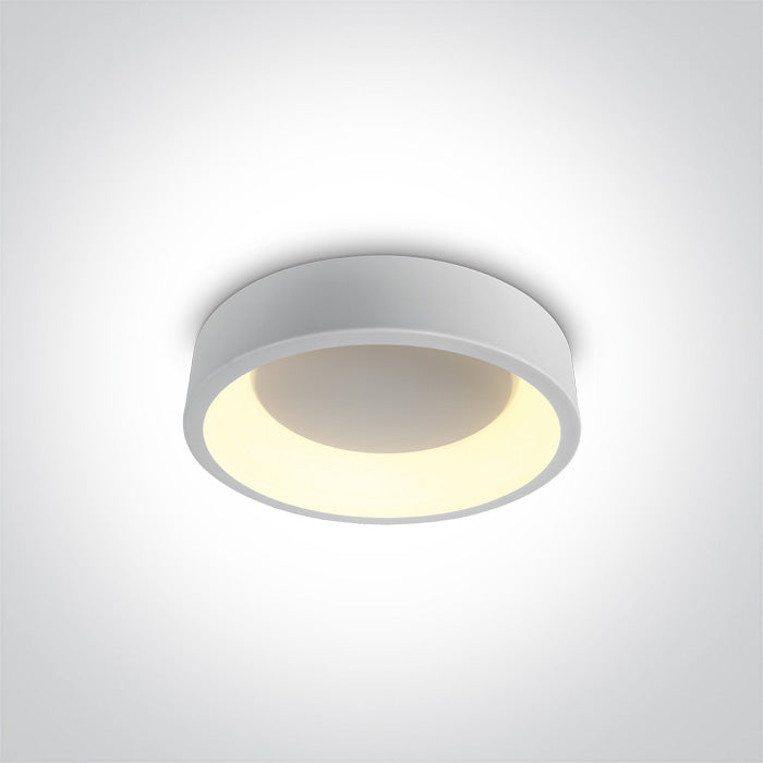 WHITE PLAFO LED 20W WW IP20 230V