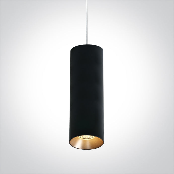 BLACK PENDANT GU10 10w DARK LIGHT