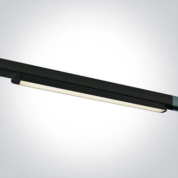 BLACK LED 16W CW LINEAR TRACK LIGHT 100-240V