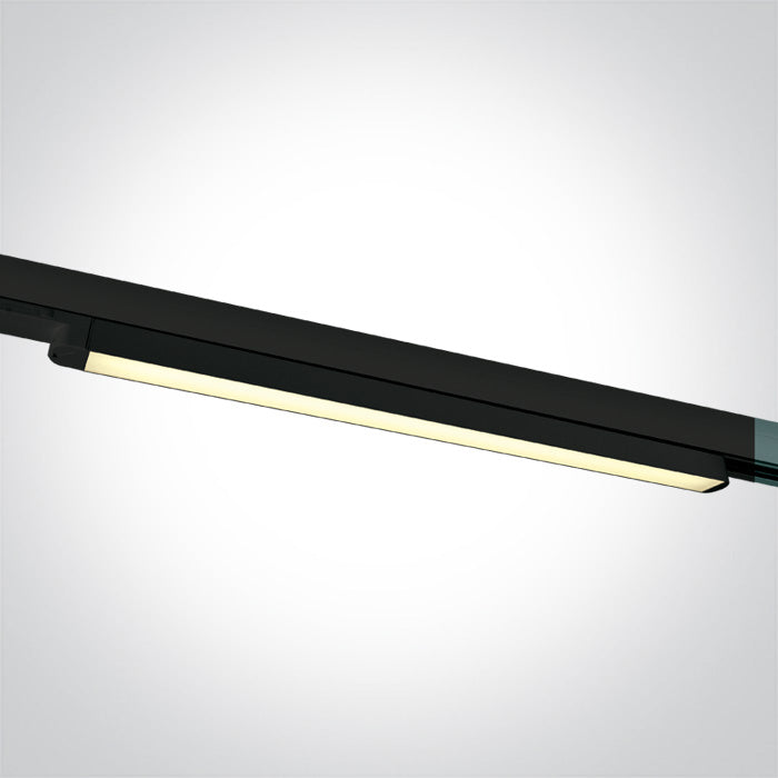 BLACK LED 16W WW LINEAR TRACK LIGHT 100-240V