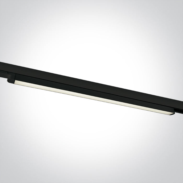 BLACK LED 25W CW LINEAR TRACK LIGHT 100-240V