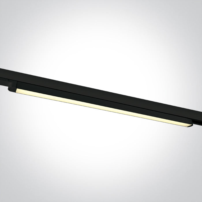 BLACK LED 25W WW LINEAR TRACK LIGHT 100-240V