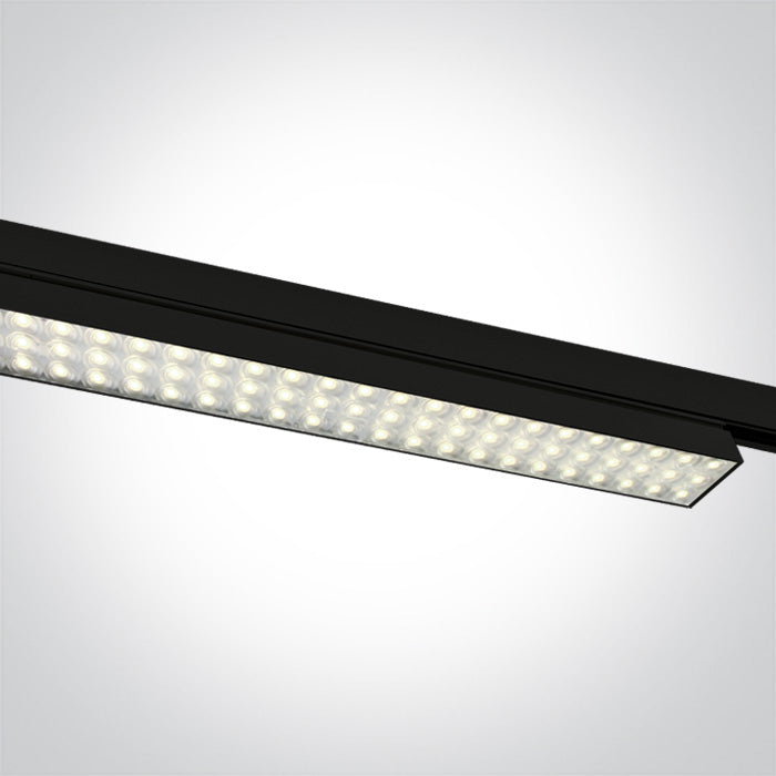 BLACK LED 60W CW LINEAR TRACK LIGHT IP20 230V