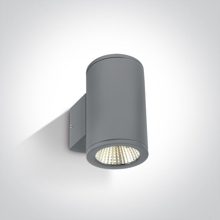 GREY COB LED 2x6W WW IP54 230V