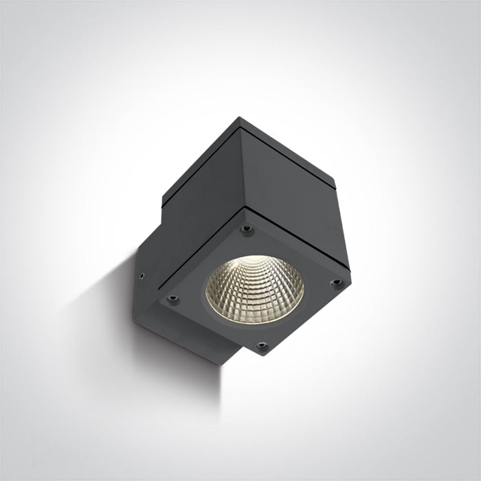 ANTHRACITE COB LED 6W WW IP54 100-240V