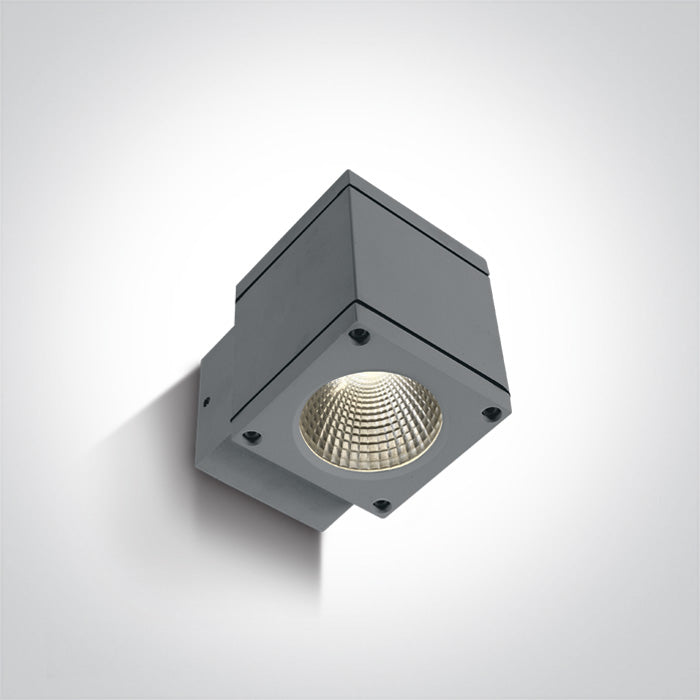 GREY COB LED 6W WW IP54 100-240v